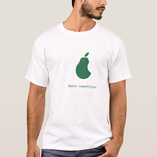 Apfel Wettbewerbbirne T-Shirt (Vorderseite)