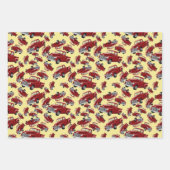 Äpfel-Wrapping Paper Sheet Set von 3 Geschenkpapier Set (Vorderseite 2)