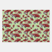 Äpfel-Wrapping Paper Sheet Set von 3 Geschenkpapier Set (Vorderseite)