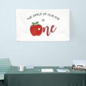 Apfel zum ersten Geburtstag Banner (Messeveranstaltung)