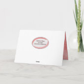 Äpfel zum Geburtstag in Körben Karte (Rückseite)