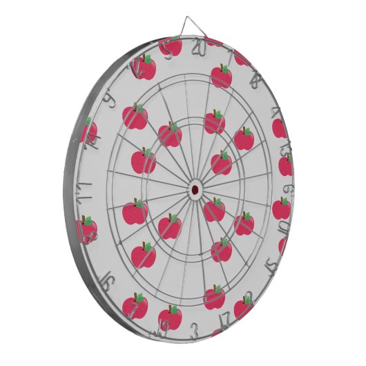 Apfelapfelfruchtnahrungsmittelrebegewohnheit Dartscheibe (Vorderseite Links)