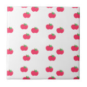 Apfelapfelfruchtnahrungsmittelrebegewohnheit Fliese (Vorderseite)