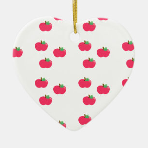 Apfelapfelfruchtnahrungsmittelrebegewohnheit Keramikornament