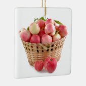 Apfelapfelfruchtnahrungsmittelrebegewohnheit Keramikornament (Rechts)