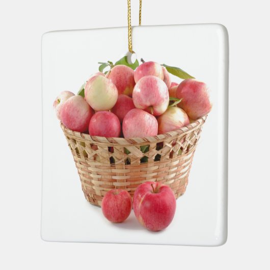Apfelapfelfruchtnahrungsmittelrebegewohnheit Keramikornament (Links)