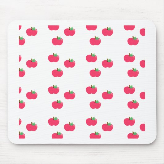 Apfelapfelfruchtnahrungsmittelrebegewohnheit Mousepad (Vorne)