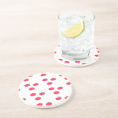 Apfelapfelfruchtnahrungsmittelrebegewohnheit Sandstein Untersetzer (Seite)