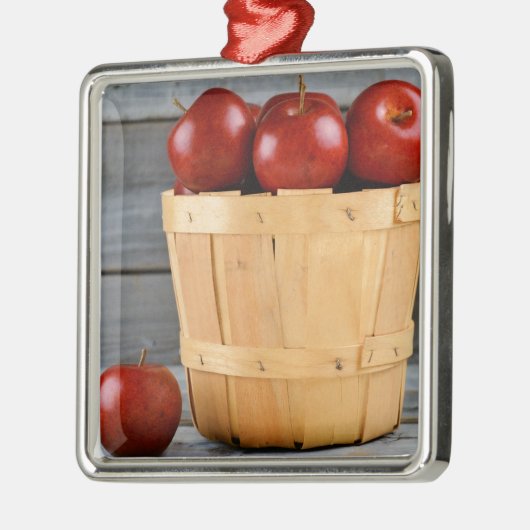 Apfelapfelfruchtnahrungsmittelrebegewohnheit Silbernes Ornament (Links)