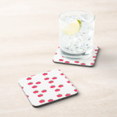 Apfelapfelfruchtnahrungsmittelrebegewohnheit Untersetzer (Rechte Seite)