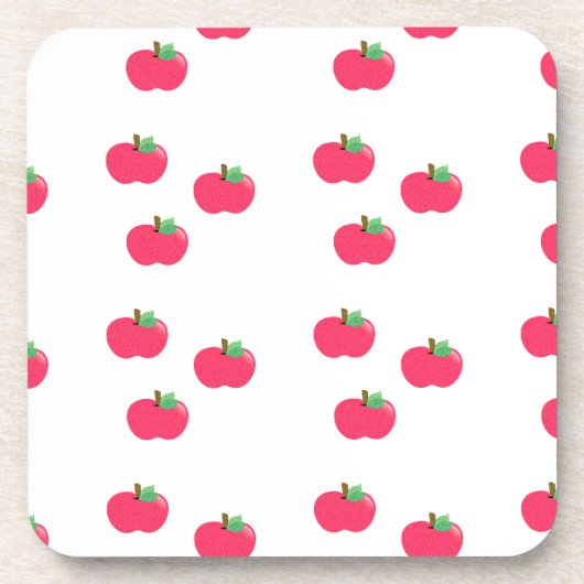 Apfelapfelfruchtnahrungsmittelrebegewohnheit Untersetzer (Vorderseite)