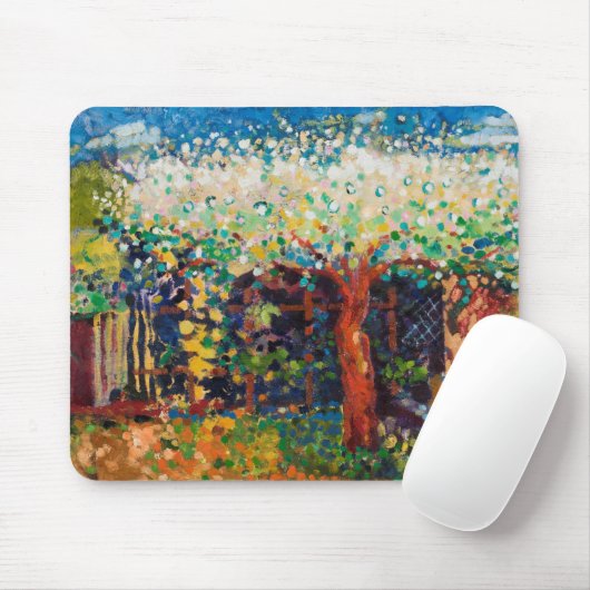 Apfelbaum-Blüte Mousepad (Mit Mouse)