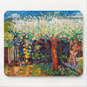 Apfelbaum-Blüte Mousepad