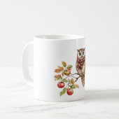 Apfelbaum-Eule Kaffeetasse (Vorderseite Links)