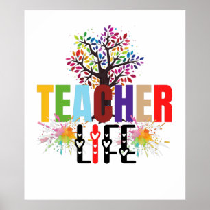 Apfelbaum für Lehrer Poster
