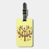 Apfelbaum Gepäckanhänger (Vorderseite vertikal)