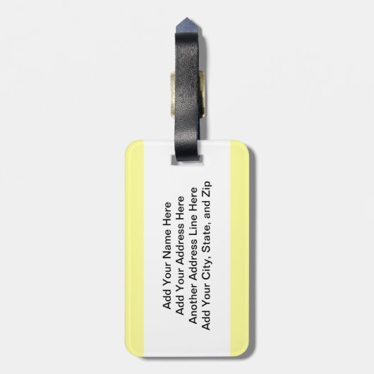 Apfelbaum Gepäckanhänger (Rückseite vertikal)