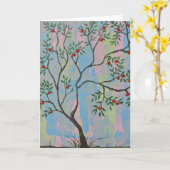 Apfelbaum-Gruß-Karte Karte (Gelbe Blume)