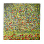 Apfelbaum Gustav Klimt Fliese<br><div class="desc">Der Apfelbaum gemalt von Gustav Klimt im Jahre 1912.</div>