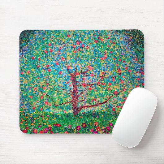 Apfelbaum, Gustav Klimt Mousepad (Mit Mouse)
