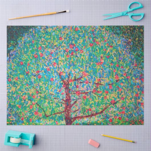 Apfelbaum, Gustav Klimt Seidenpapier (Basteln)