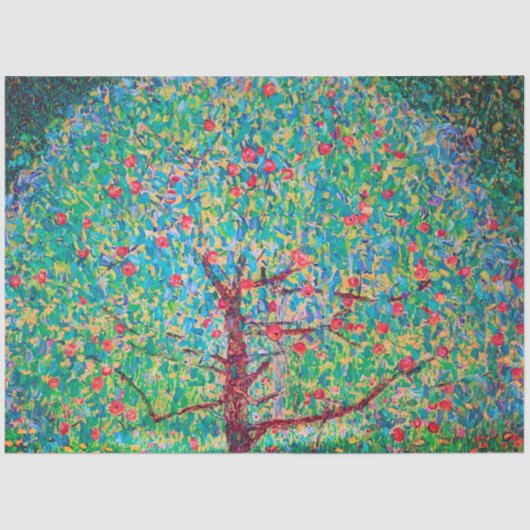 Apfelbaum, Gustav Klimt Seidenpapier (Vorderseite)