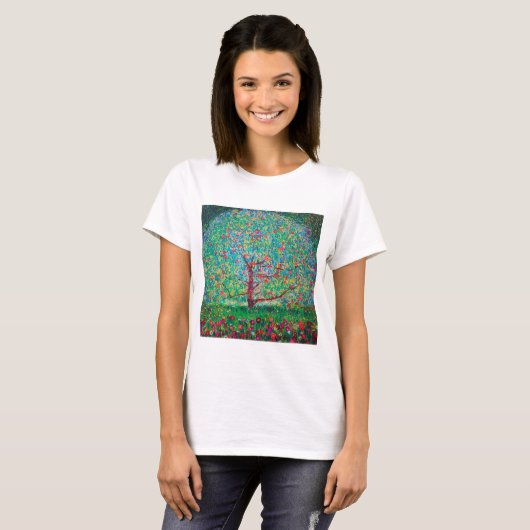 Apfelbaum, Gustav Klimt T-Shirt (Vorne ganz)