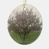 Apfelbaum in Bloom Keramikornament (Links)