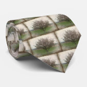 Apfelbaum in Bloom Krawatte (Gerollt)