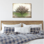 Apfelbaum in Bloom Leinwanddruck (Insitu (Schlafzimmer))