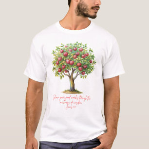Apfelbaum Jakobus 3:13 T-Shirt