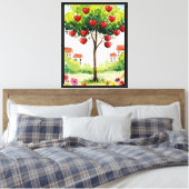 Apfelbaum Leinwanddruck (Insitu (Schlafzimmer))