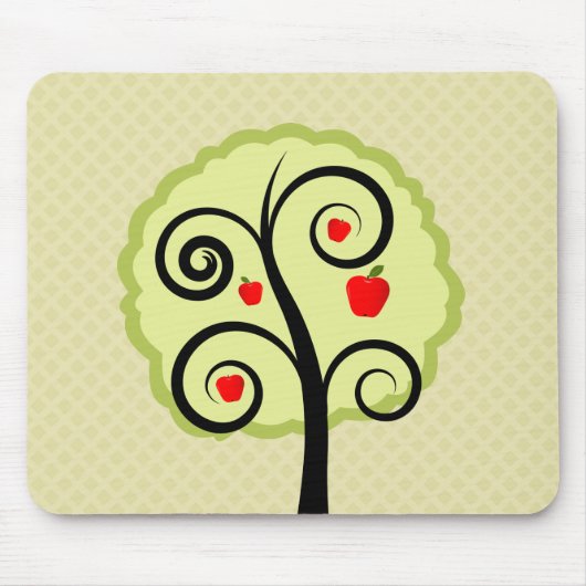 Apfelbaum Mousepad (Vorne)