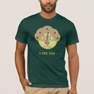 Apfelbaum oder Gesicht oder Pfauenhemd T-Shirt