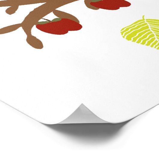 Apfelbaum Poster (Ecke)