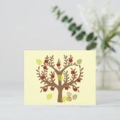 Apfelbaum Postkarte (Stehend Vorderseite)