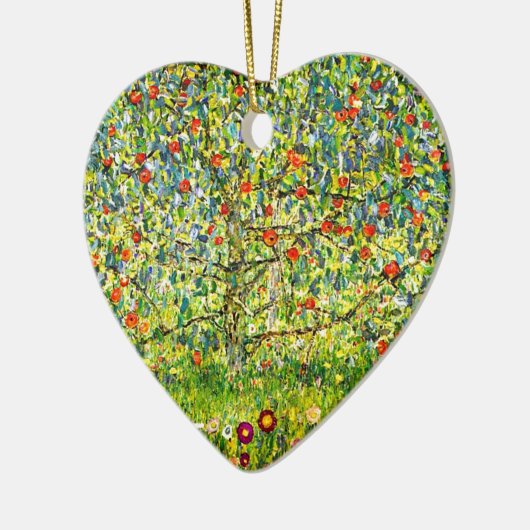 Apfelbaum und Blume 1912 Keramikornament (Links)