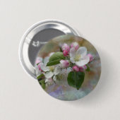 Apfelbaumblüten Button (Vorne & Hinten)