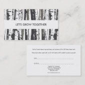 Apfelbäume Empfehlungskarte (Vorne/Hinten)