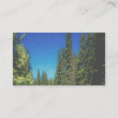 Apfelbäume Herbstgelbe Fotos Visitenkarte (Rückseite)