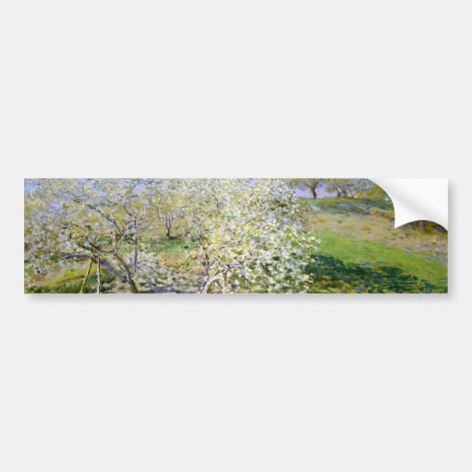 Apfelbäume in Bloom (von Claude Monet) Autoaufkleber (Vorne)
