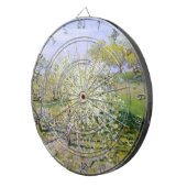 Apfelbäume in Bloom (von Claude Monet) Dartscheibe (Vorderseite rechts)