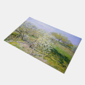 Apfelbäume in Bloom (von Claude Monet) Fußmatte (Schrägansicht)