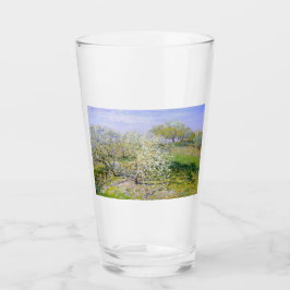 Apfelbäume in Bloom (von Claude Monet) Glas