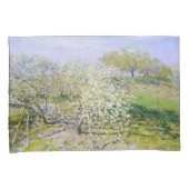 Apfelbäume in Bloom (von Claude Monet) Kissenbezug (Vorderseite-Rechts)