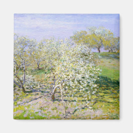 Apfelbäume in Bloom (von Claude Monet) Magnet