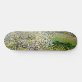 Apfelbäume in Bloom (von Claude Monet) Skateboard (Horizontal)