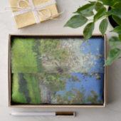 Apfelbäume in Blossom von Isaac Levitan Seidenpapier (Geschenk)