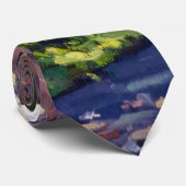 Apfelbäume in blühenden Malereien Krawatte (Gerollt)