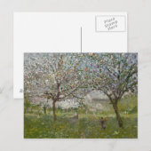 Apfelbäume in Blume Postkarte (Vorne/Hinten)